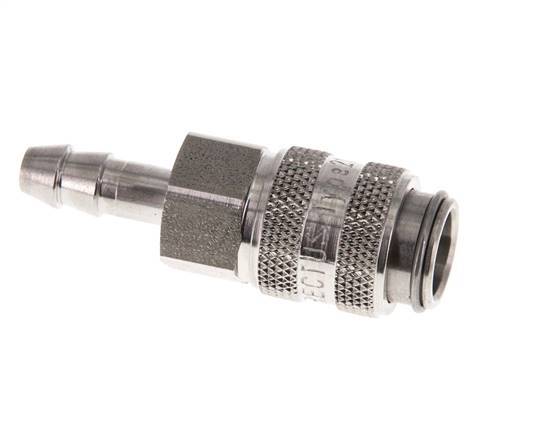 Acero inoxidable 316L DN 5 Acoplamiento de aire Pilar de manguera de 6 mm