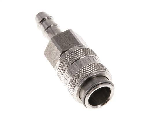 Acero inoxidable 316L DN 5 Acoplamiento de aire Pilar de manguera de 6 mm