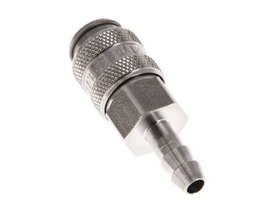 Acero inoxidable 316L DN 5 Acoplamiento de aire Pilar de manguera de 6 mm