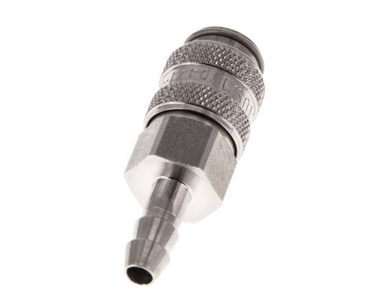 Acero inoxidable 316L DN 5 Acoplamiento de aire Pilar de manguera de 6 mm