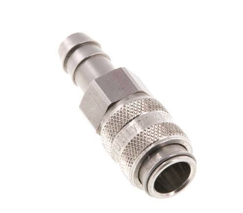 Acero inoxidable 316L DN 5 Acoplamiento de aire Pilar de manguera de 9 mm