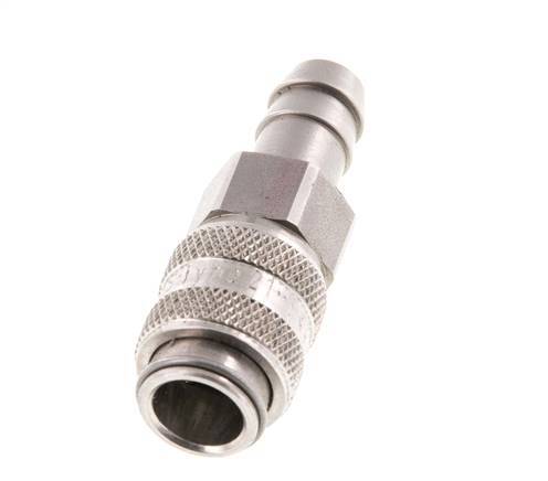 Acero inoxidable 316L DN 5 Acoplamiento de aire Pilar de manguera de 9 mm