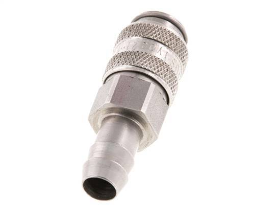 Acero inoxidable 316L DN 5 Acoplamiento de aire Pilar de manguera de 9 mm