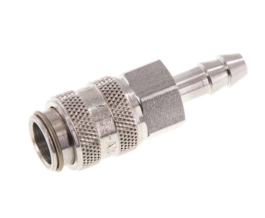 Acero inoxidable 316L DN 5 Acoplamiento de aire de 4 mm Pilar de manguera Doble cierre