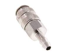 Acero inoxidable 316L DN 5 Acoplamiento de aire de 4 mm Pilar de manguera Doble cierre