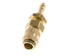 Acoplamiento de aire de latón DN 5 Pasamuros de 6 mm