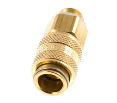 Acoplamiento de aire de latón DN 5, enchufe G 1/8 pulgadas macho