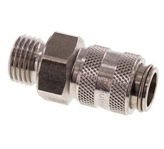 Acero inoxidable DN 5 Acoplamiento de aire Enchufe G 1/4 pulgadas Macho