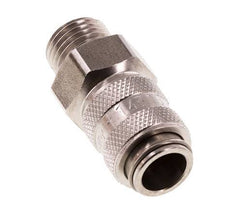 Acero inoxidable DN 5 Acoplamiento de aire Enchufe G 1/4 pulgadas Macho