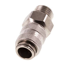 Acero inoxidable DN 5 Acoplamiento de aire Enchufe G 1/4 pulgadas Macho