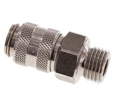 Acero inoxidable DN 5 Acoplamiento de aire Enchufe G 1/4 pulgadas Macho