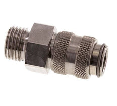 Acero inoxidable 316L DN 5 Acoplamiento de aire Enchufe G 1/4 pulg Macho