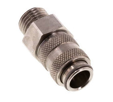 Acero inoxidable 316L DN 5 Acoplamiento de aire Enchufe G 1/4 pulg Macho