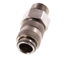 Acero inoxidable 316L DN 5 Acoplamiento de aire Enchufe G 1/4 pulg Macho