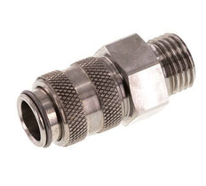 Acero inoxidable 316L DN 5 Acoplamiento de aire Enchufe G 1/4 pulg Macho