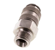 Acero inoxidable 316L DN 5 Acoplamiento de aire Enchufe G 1/4 pulg Macho