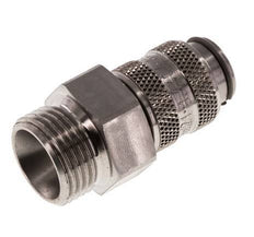 Acero inoxidable 316L DN 5 Acoplamiento de aire Enchufe G 3/8 pulgadas Macho