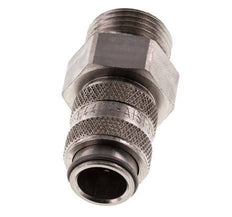 Acero inoxidable 316L DN 5 Acoplamiento de aire Enchufe G 3/8 pulgadas Macho