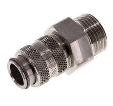Acero inoxidable 316L DN 5 Acoplamiento de aire Enchufe G 3/8 pulgadas Macho