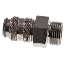 Acero inoxidable 316L DN 5 Acoplamiento de aire Enchufe G 3/8 pulgadas Macho
