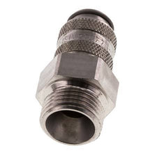 Acero inoxidable 316L DN 5 Acoplamiento de aire Enchufe G 3/8 pulgadas Macho