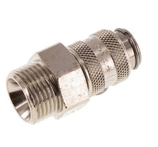 Acero templado DN 5 Acoplamiento de aire Enchufe G 3/8 pulgadas Macho