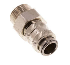 Acero templado DN 5 Acoplamiento de aire Enchufe G 3/8 pulgadas Macho