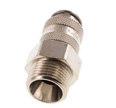 Acero templado DN 5 Acoplamiento de aire Enchufe G 3/8 pulgadas Macho