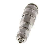 Acero inoxidable 316L DN 5 Acoplamiento de aire Toma 4x6 mm Tuerca de unión Pasamuros
