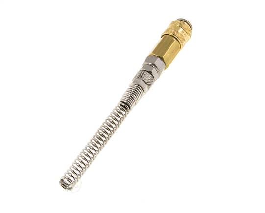 Acoplamiento de aire de latón DN 5 Tuerca de unión de 4x6 mm Giratoria