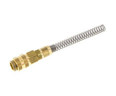 Acoplamiento de aire de latón DN 5 Tuerca de unión 4x6 mm Bend-Protect