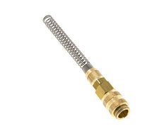 Acoplamiento de aire de latón DN 5 Tuerca de unión 4x6 mm Bend-Protect