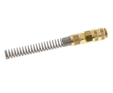 Acoplamiento de aire de latón DN 5 Tuerca de unión 6x8 mm Bend-Protect
