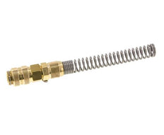 Acoplamiento de aire de latón DN 5 Tuerca de unión 6x8 mm Bend-Protect