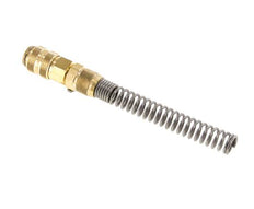 Acoplamiento de aire de latón DN 5 Tuerca de unión 6x8 mm Bend-Protect