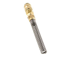 Acoplamiento de aire de latón DN 5 Tuerca de unión 6x8 mm Bend-Protect