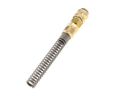 Acoplamiento de aire de latón DN 5 Tuerca de unión 6x8 mm Bend-Protect