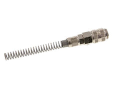 Latón niquelado DN 5 Tuerca de unión 4x6 mm Bend-Protect