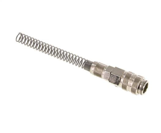 Latón niquelado DN 5 Tuerca de unión 4x6 mm Bend-Protect