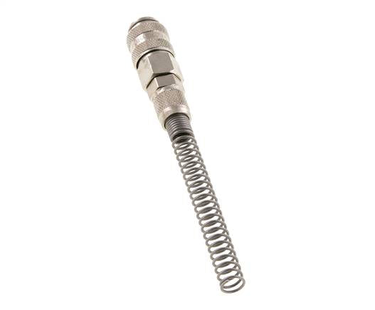 Latón niquelado DN 5 Tuerca de unión 4x6 mm Bend-Protect