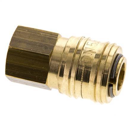 Acoplamiento de aire de latón DN 5,5 (Orion) Enchufe G 1/4 pulgada hembra