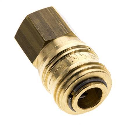 Acoplamiento de aire de latón DN 5,5 (Orion) Enchufe G 1/4 pulgada hembra