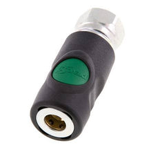 Material compuesto DN 7.4 Enchufe de seguridad para acoplamiento de aire con pulsador G 1/2 pulgada Hembra