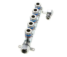 Acero DN 7.6 (7.2 Euro) Acoplamiento de aire de seguridad Enchufe G 1/2 pulgadas Hembra 5 vías