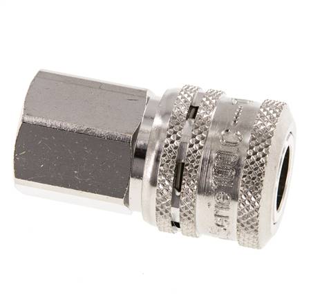 Acero DN 7.2 (Euro) Acoplamiento de aire de seguridad Enchufe G 3/8 pulgadas Hembra