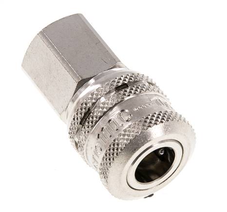 Acero DN 7.2 (Euro) Acoplamiento de aire de seguridad Enchufe G 3/8 pulgadas Hembra