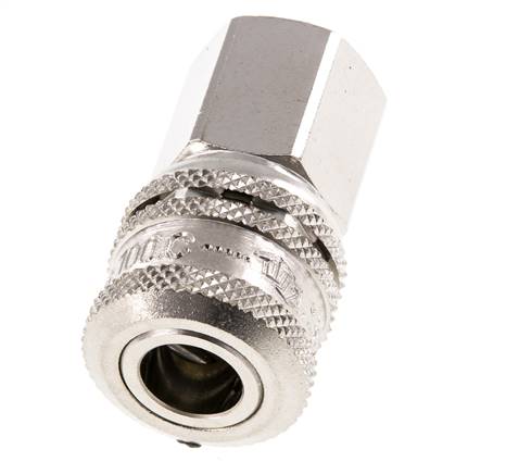 Acero DN 7.2 (Euro) Acoplamiento de aire de seguridad Enchufe G 3/8 pulgadas Hembra