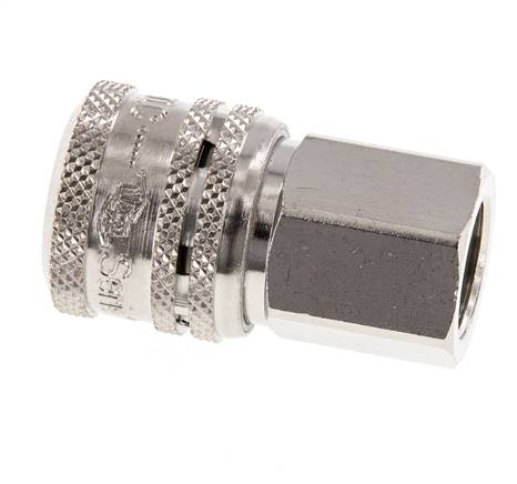 Acero DN 7.2 (Euro) Acoplamiento de aire de seguridad Enchufe G 3/8 pulgadas Hembra