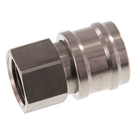 Acero inoxidable DN 7.2 (Euro) Acoplamiento de aire Enchufe G 1/2 pulgada Hembra