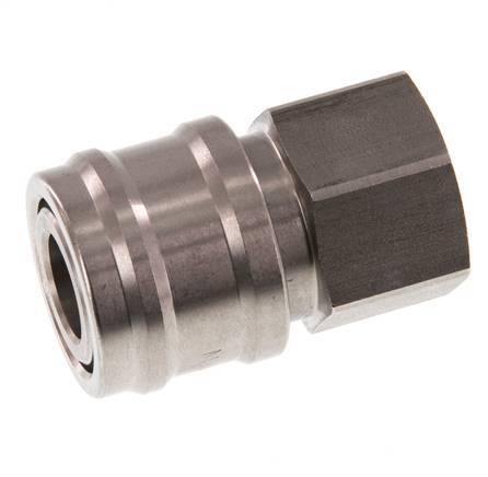 Acero inoxidable DN 7.2 (Euro) Acoplamiento de aire Enchufe G 1/2 pulgada Hembra